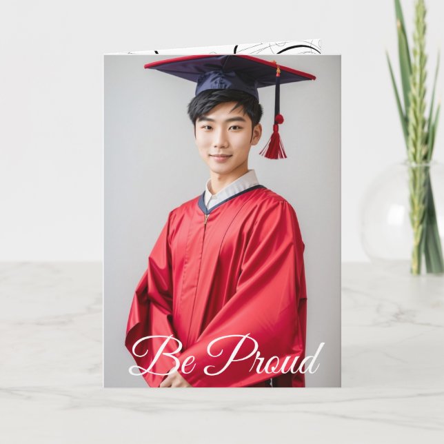 Bli stolt Studenten-kort (6) Helgdag-kort Helgkort (Framsida)