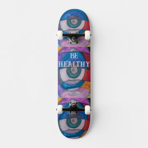 BLI SUNDA SKATTEKONSTRUKTIONER AV PAULA REILLY. MINI SKATEBOARD BRÄDA 18,5 CM