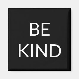 Bli, svart och vit minimalistisk Magnet