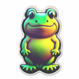 Bli till kreativitet med frog-stilstaplar klistermärken