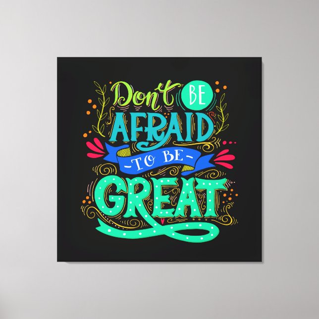 Bli Underbar Canvas Art (Framsida)