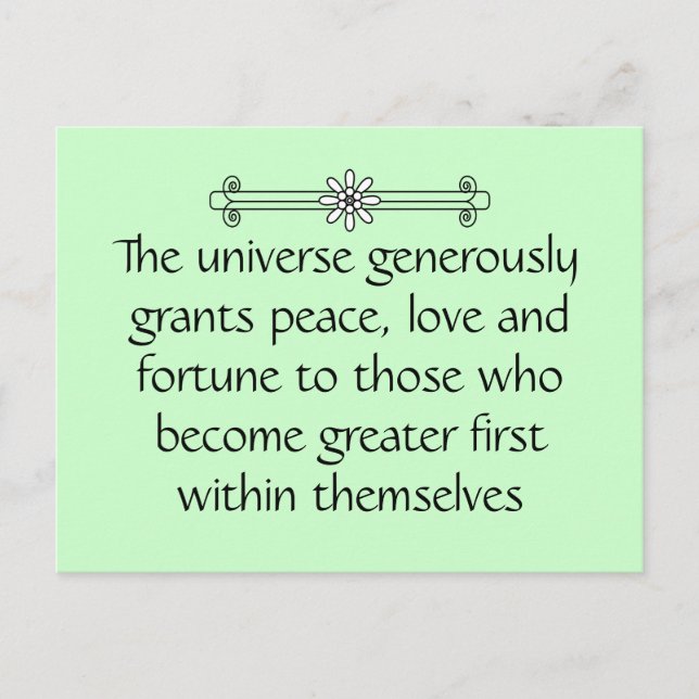 Bli Underbarare först Vykort (Framsida)