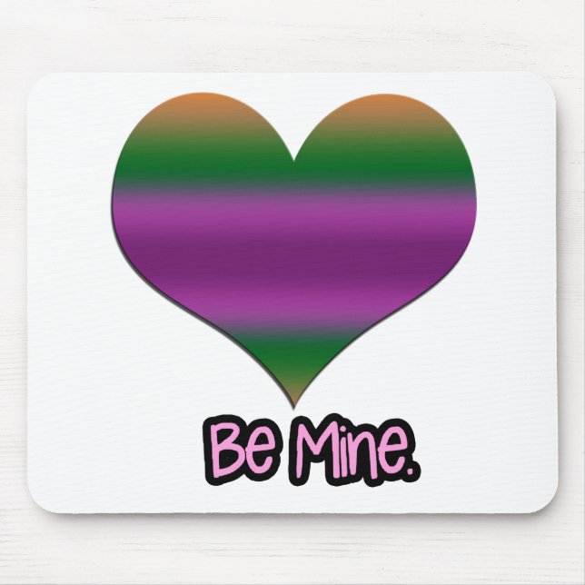 Bli Valentine Lila Rand Heart Musmatta (Framsidan)