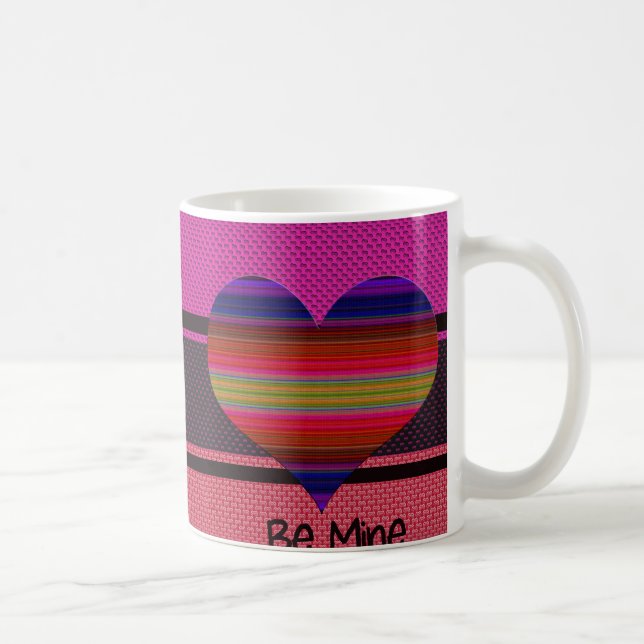 Bli Valentine Rainbow Heart Kaffemugg (Höger)