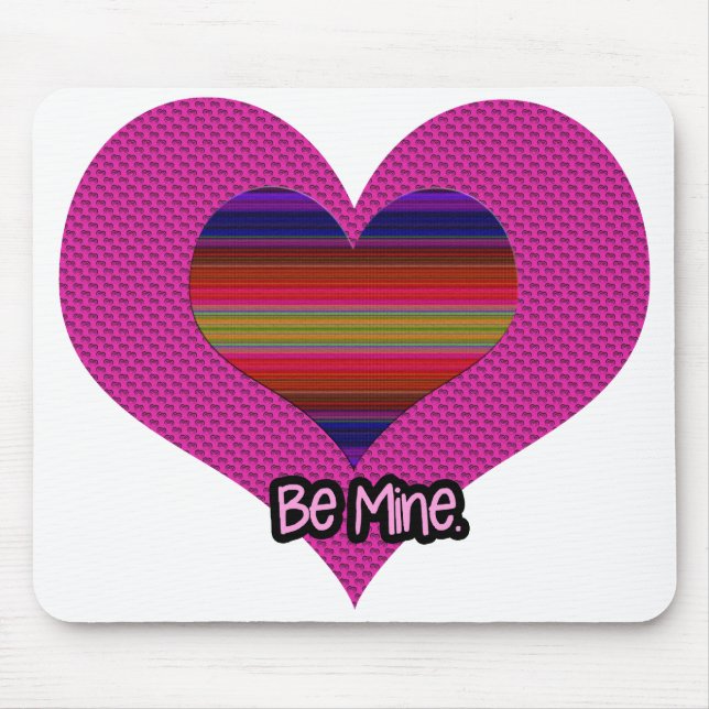 Bli Valentine Rainbow Heart Musmatta (Framsidan)