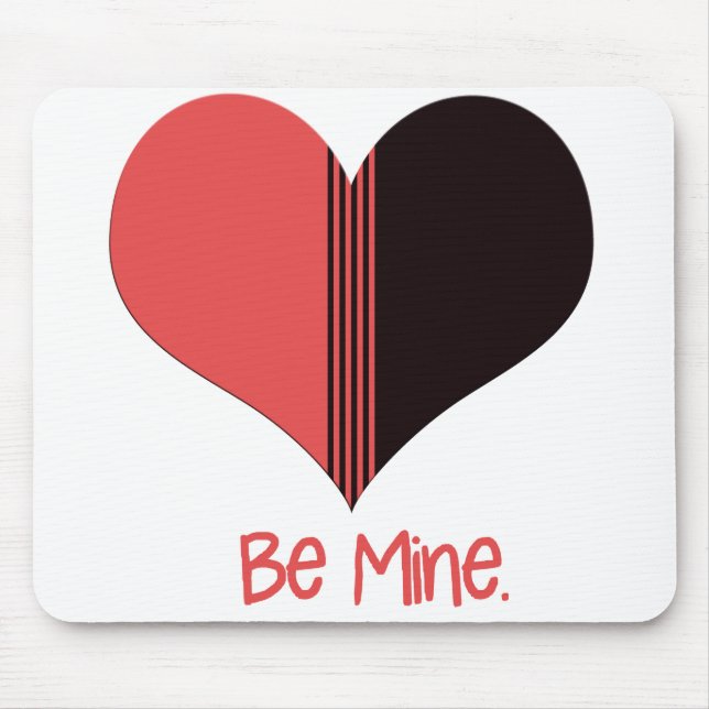 Bli Valentine Red Rand Heart Musmatta (Framsidan)