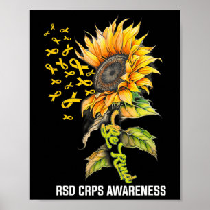 Bli varsam medvetenhet om solrosrsd-krämer poster