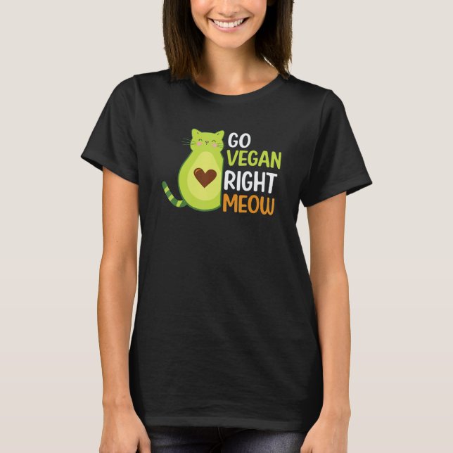 Bli Vegan Nu Genast T Shirt (Framsida)