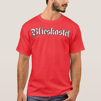 Blieskastel skriven med snyggt teckensnitt t shirt