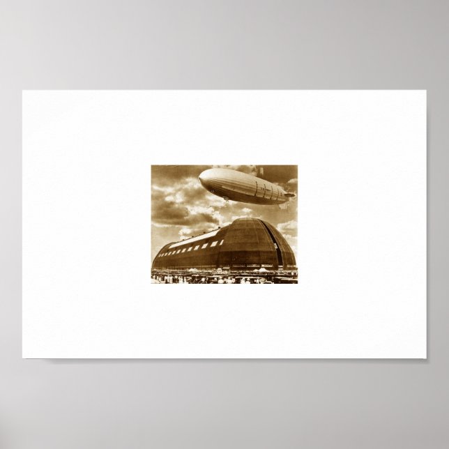 Blimp Hanger Akron Ohio Poster (Framsidan)