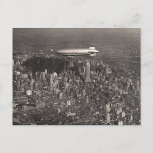 Blimp över New York-vykort - 1746493.jpg Vykort