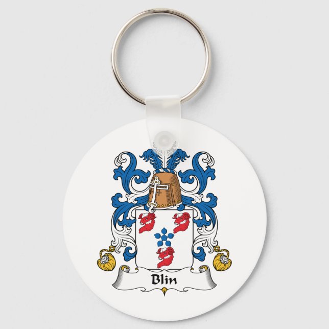 Blin Family Crest Nyckelring (Framsida)