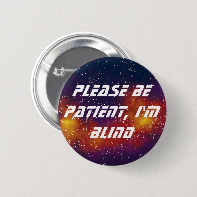 Blind Anpassade Galaxy-identitet Knapp (Framsida & baksida)