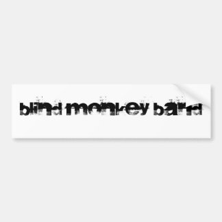 Blind apamusikbandbildekal bildekal