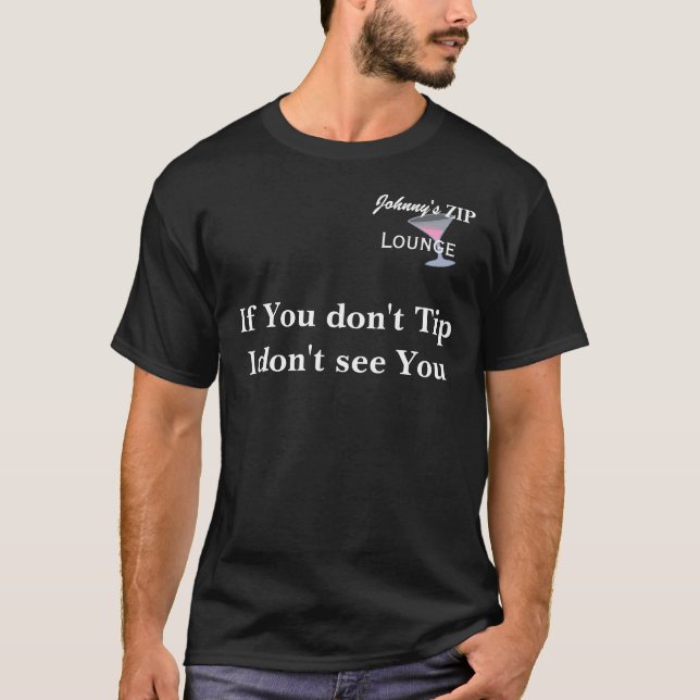 Blind Bartender Tee Shirt (Framsida)