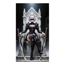 Blind Blade - Gothic Sci-Fi Warrior Art