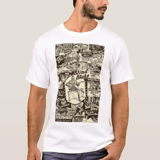 Blind Blake på Paramount Records Collage T Shirt
