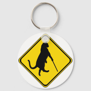 Blind Cats Crossing! Nyckelring