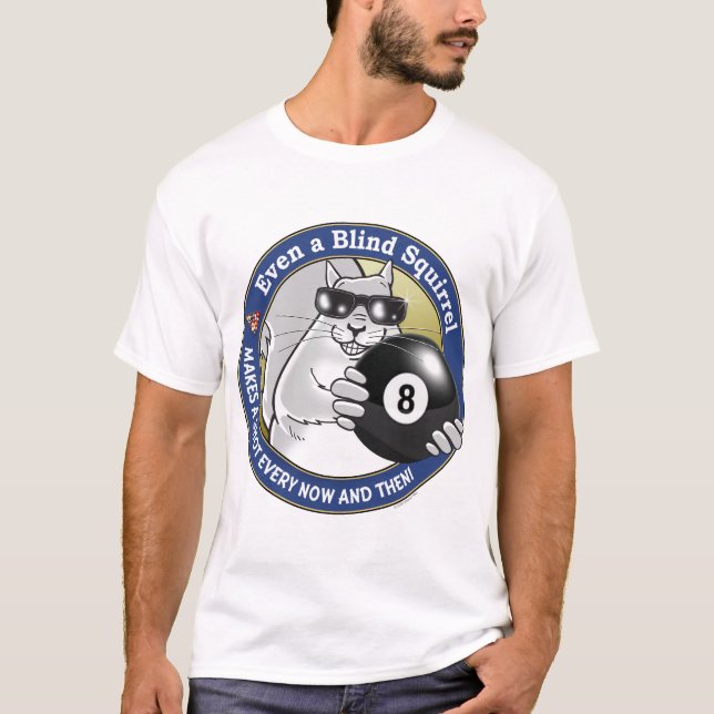 Blind ekorre t-shirt (Framsida)