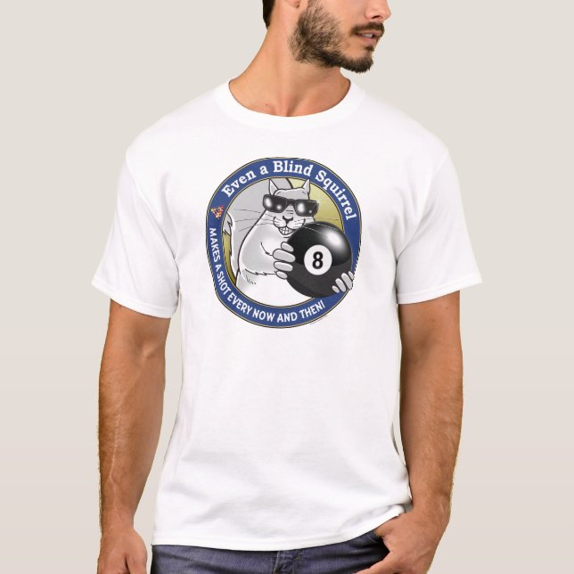 Blind ekorrebassäng tee shirt (Framsida)