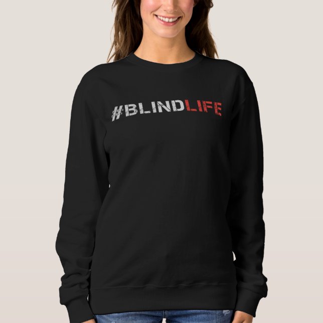 Blind   glasses wearers glasses visual impairment t shirt (Framsida)