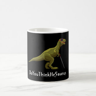 Blind Grönt Dinosaur Kaffemugg