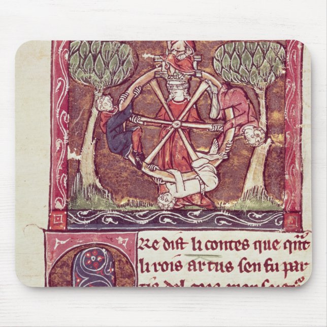 Blind gudinnaförmögenhet med kungen Arthur Musmatta (Framsidan)