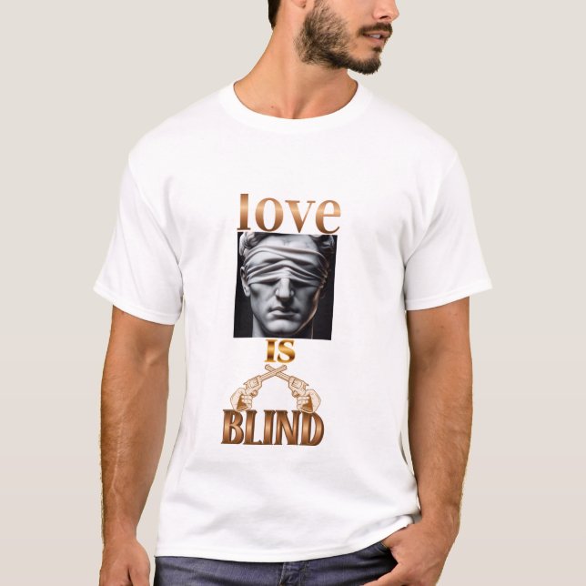 blind kärlek t-shirt älskare (Framsida)