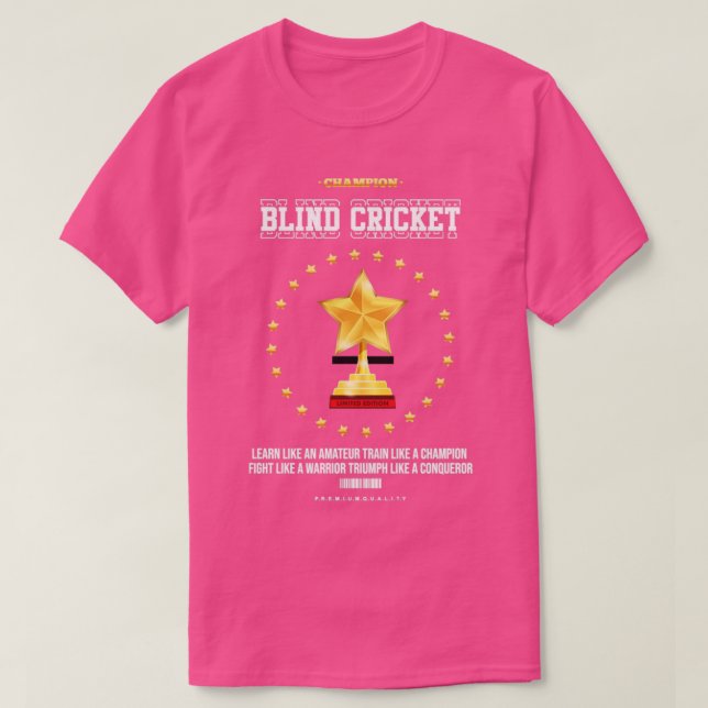 Blind-kricket3 T Shirt (Design framsida)