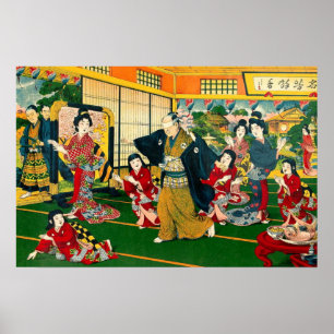 Blind Man Game 47 Ronin Okänd konstnär 1925 Poster