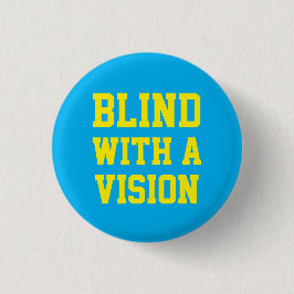 Blind med en blå vision knapp