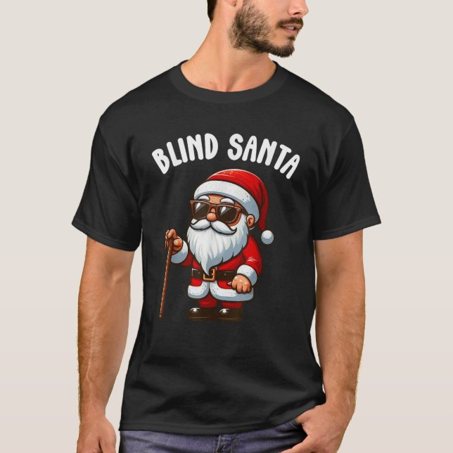 Blind Mice Parody Blind Jultomten jul Fami T Shirt (Framsida)