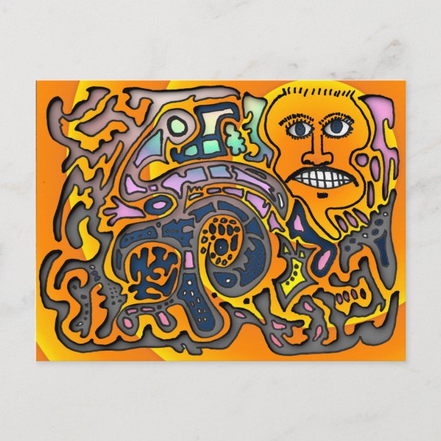 Blind Muddy Visions #1 Vykort (Framsida)