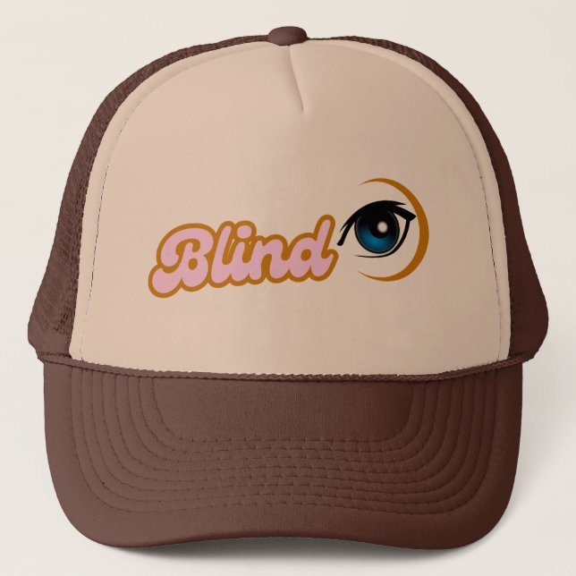 blind öga symbol keps (Framsida)