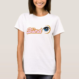 blind öga symbol t shirt