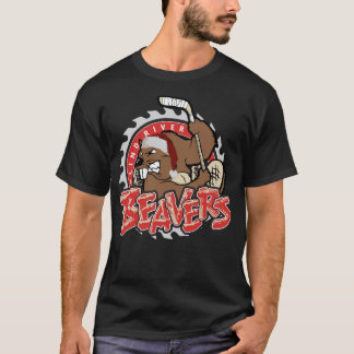 Blind River Beavers Sticker T Shirt