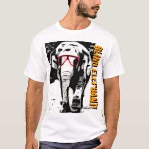 Blind skjorta för elefant T Shirt