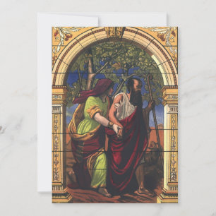 Blind Tobit och hustru Anna, gammal religion Inbjudningar