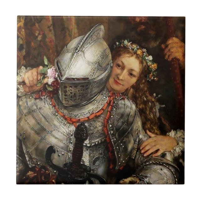 Blinda Man Buff av Adolph Menzel Kakelplatta (Framsidan)