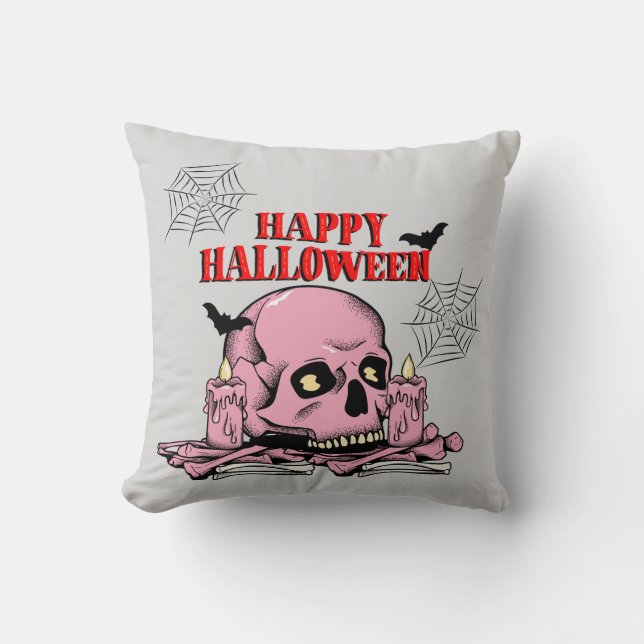 Blindad ritual - Halloween Skull Kudde (Framsida)