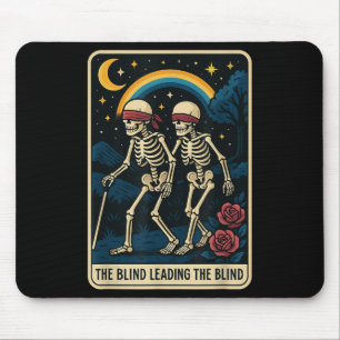 Blinden som leder Blindens roliga Tarot Card-skele Musmatta