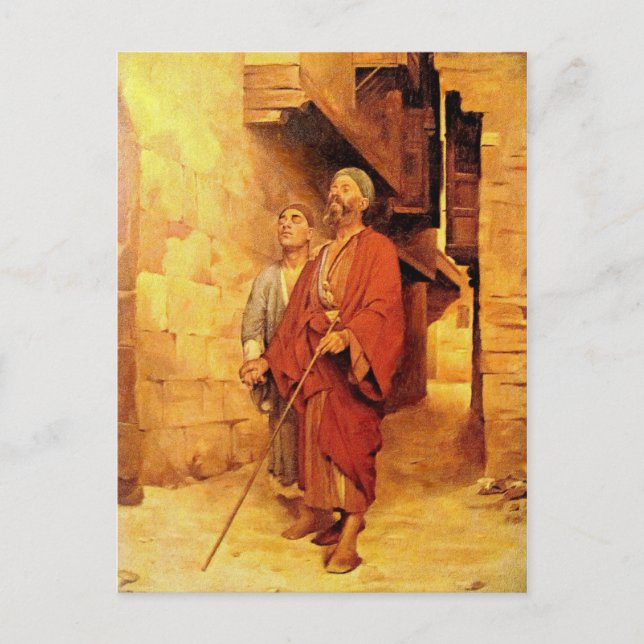 blinden vykort (Framsida)