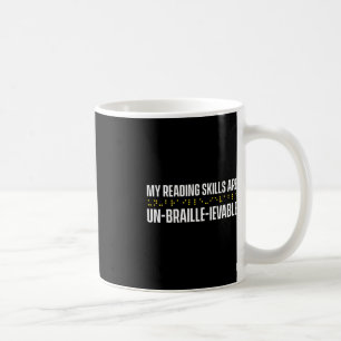 Blindhet hos Blind People Blind Person Braille Re Kaffemugg