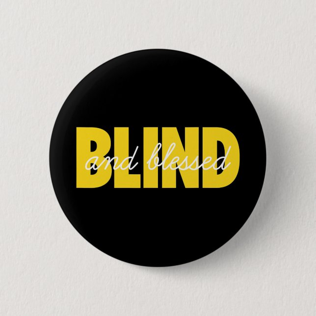 Blindhet hos Blind People Blind Person Braille Re Knapp (Framsida)