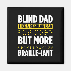 Blindhet hos Blind People Blind Person Braille Re Magnet