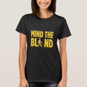 Blindhet hos Blind People Blind Person Braille Re T Shirt