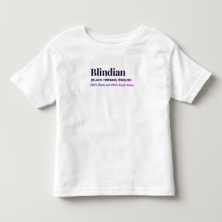 Blindiansk småbarn-tröja t shirt