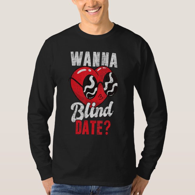 Blindness Blind Person People Awareness Men Women T Shirt (Framsida)