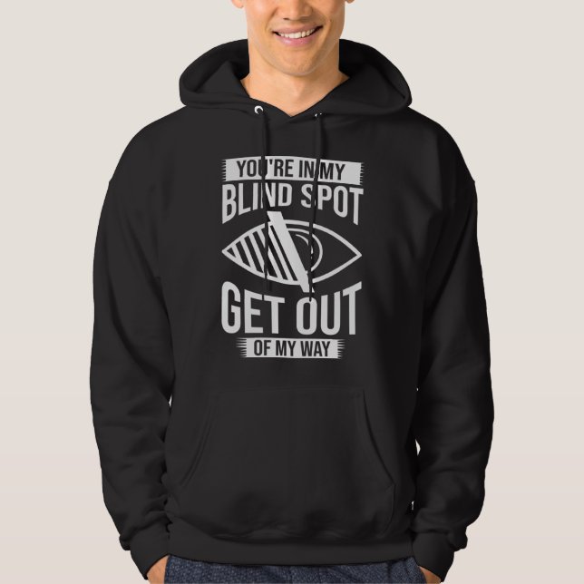 Blindness For Blind People Braille Hoodie (Framsida)