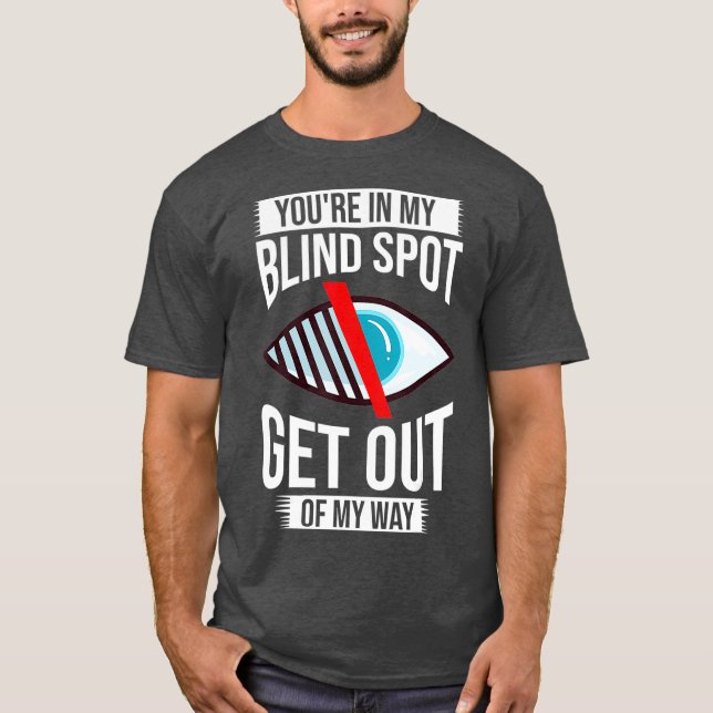 Blindness Gift For Blind People Braille T Shirt (Framsida)